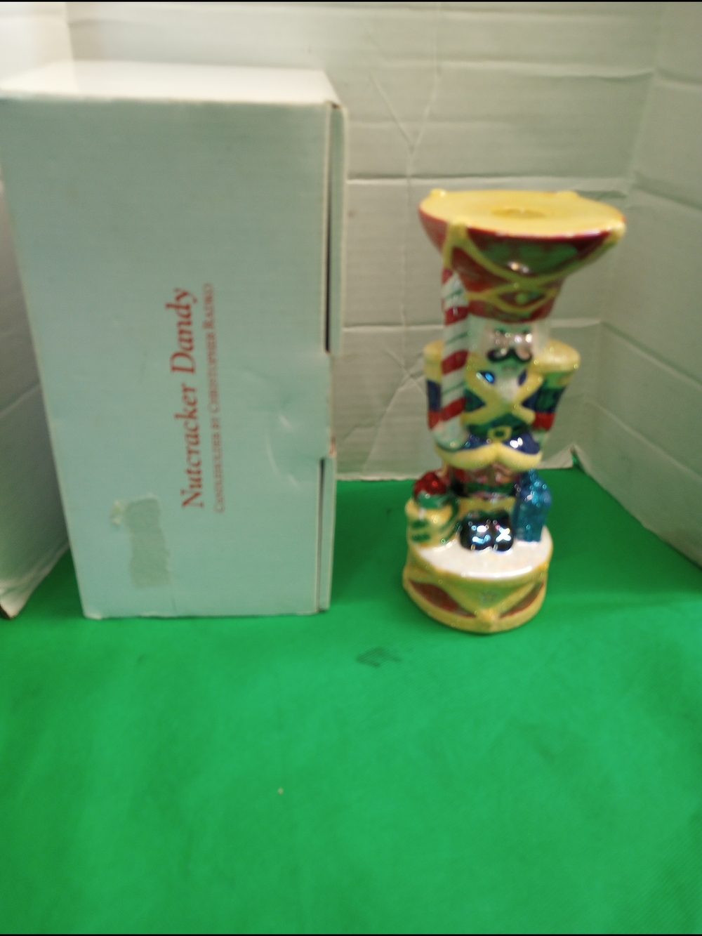 Christopher Radko Nutcracker Dandy Candleholder Figurine - Multi-Color
